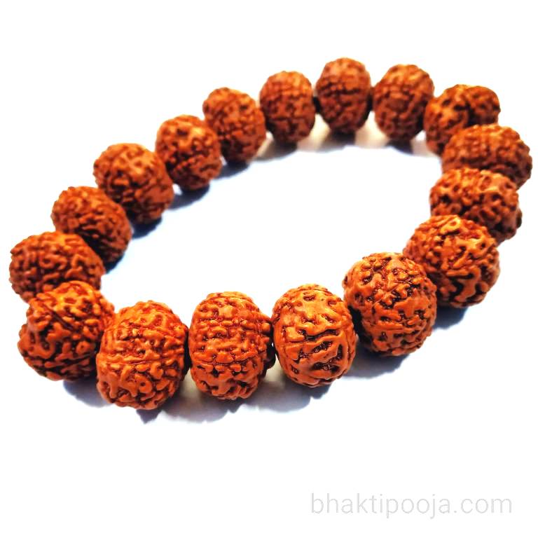 Order Customize 5 Mukhi Rudraksha Bracelet In Silver Online From  RudraDhyan,haridwar