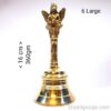 Pital garun Ghanti brass bell good sound for pooja