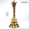 Pital garun Ghanti brass bell good sound for pooja