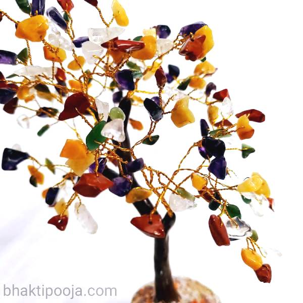 colourful stones tree for home decoration