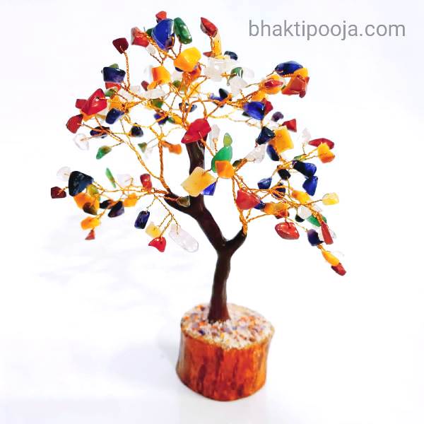 colourful stones tree for home decoration