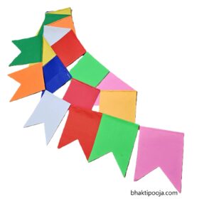 bright colourful jhandi flag for decoration