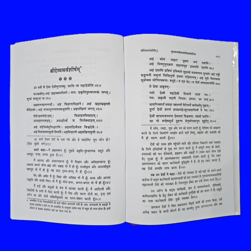 sampun durga saptsati with hindi tika by sampurnanad sanskrit university