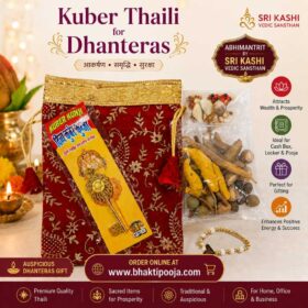Kuber Thaili for Dhanteras, Lakshmi Kuber Potli, Dhanteras Wealth Pouch, Diwali Puja Potli, Money Attraction Pouch, Prosperity Bag, Spiritual Gift for Diwali, Kuber Ji Potli, Wealth Symbol Pouch, Festive Puja Accessories