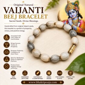 Vaijanti Beej Bracelet, Original Vaijanti Bracelet, Vishnu Bracelet, Krishna Bracelet, Spiritual Bracelet, Prosperity Bracelet, Natural Seed Bracelet, Hindu Religious Bracelet, Meditation Bracelet, Positive Energy Bracelet, Vaijanti Mala Beads, Divine Bracelet
