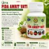 Pida Amrit Vati, Ayurvedic Pain Relief Tablets, Joint Pain Ayurvedic Medicine, Back Pain Relief Ayurveda, Knee Pain Support, Muscle Pain Ayurvedic Supplement, Gita Bhawan Ayurved Sansthan, Natural Joint Care, Ayurvedic Wellness Tablets, Body Pain Relief Herbal Medicine