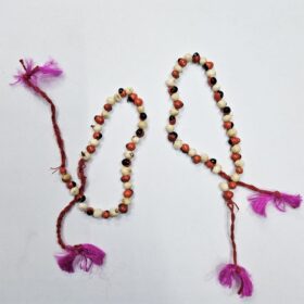 red white black gunja beej kardhani ,haath ki mala , wrist band